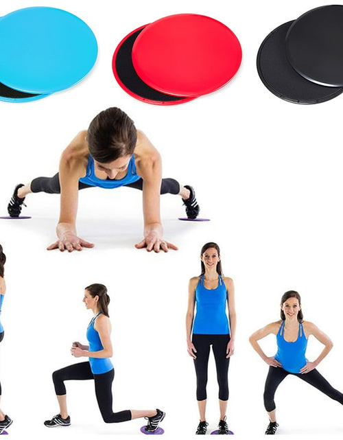 Load image into Gallery viewer, 2PCS Gliding Discs Slider Fitness Disc Exercise

