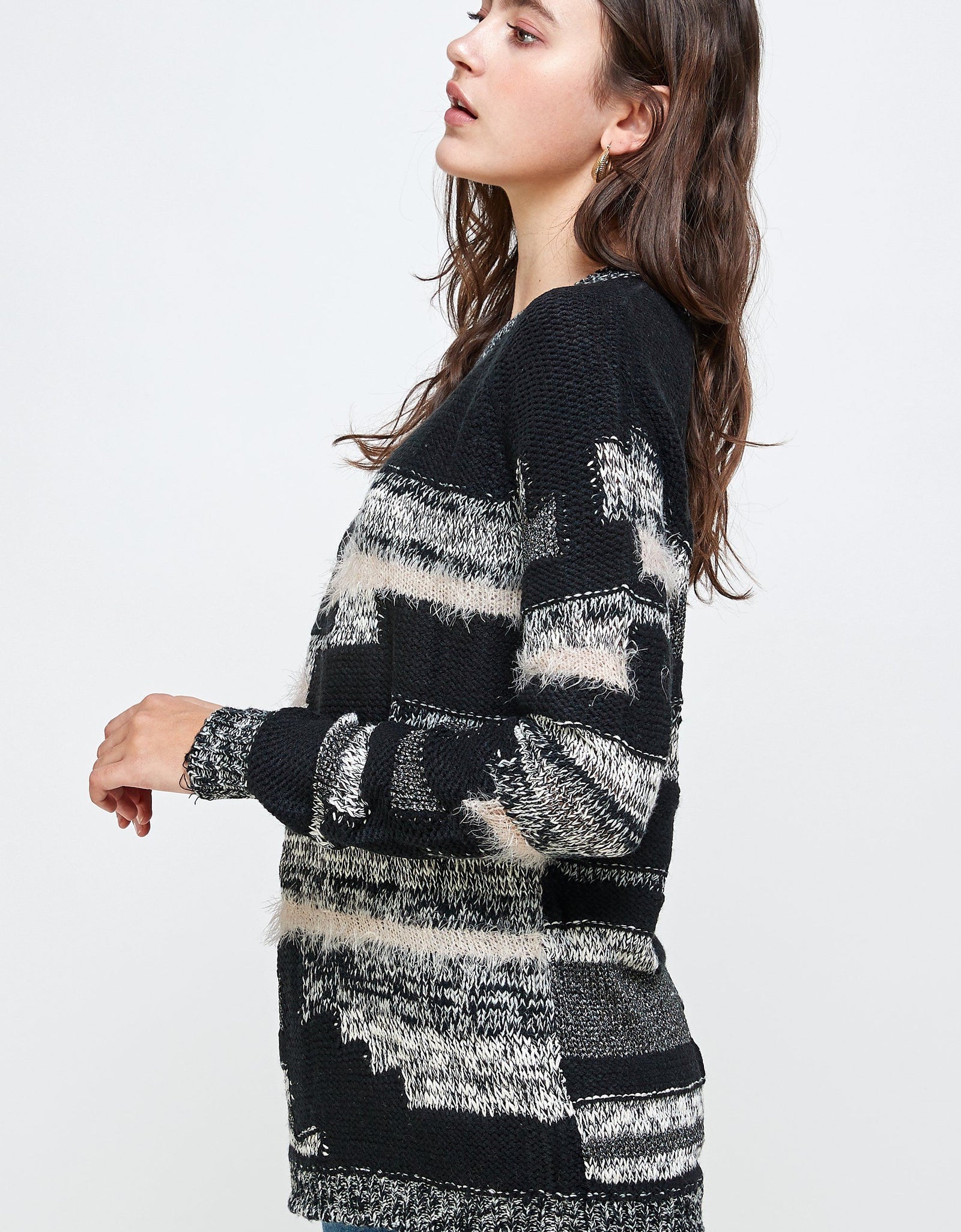 Multi Yarn Sweater Top