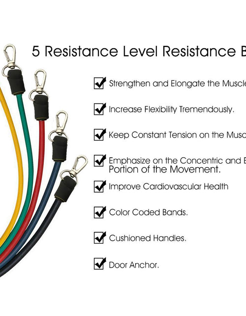 Load image into Gallery viewer, 11 In Kit Upgrade Resistance Loop Bands Home Exercise Sports Fitness

