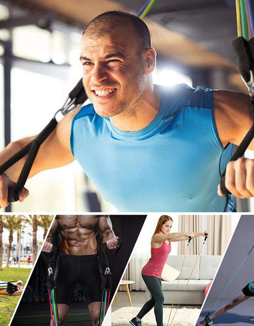 Load image into Gallery viewer, 11 In Kit Upgrade Resistance Loop Bands Home Exercise Sports Fitness
