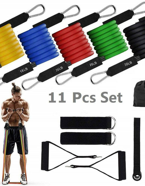 Load image into Gallery viewer, 11 In Kit Upgrade Resistance Loop Bands Home Exercise Sports Fitness
