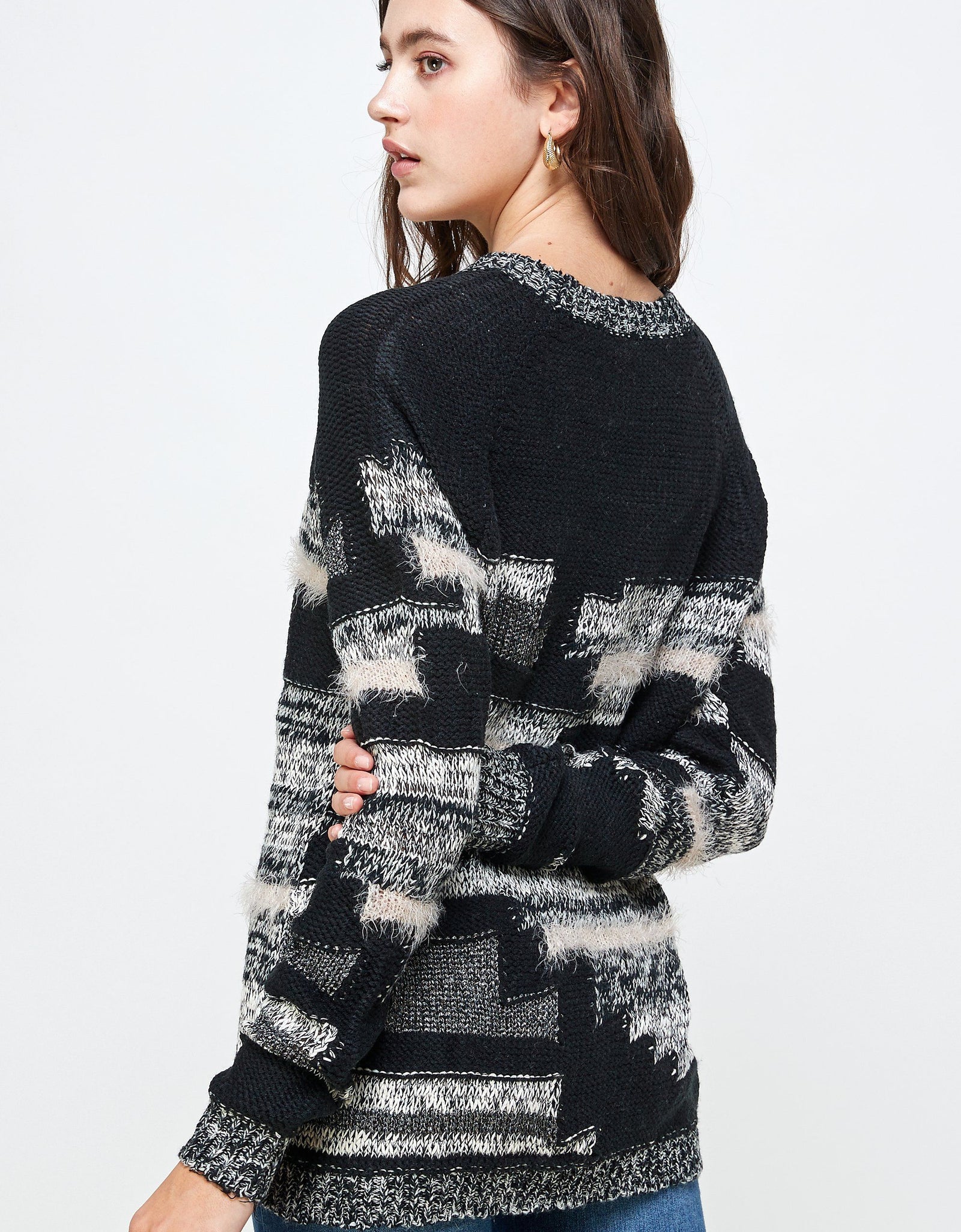 Multi Yarn Sweater Top