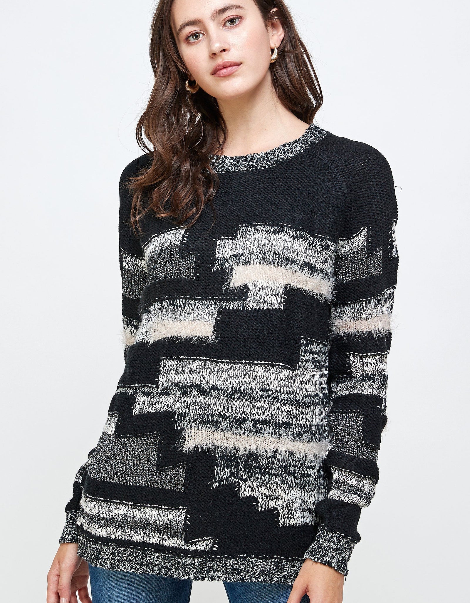 Multi Yarn Sweater Top