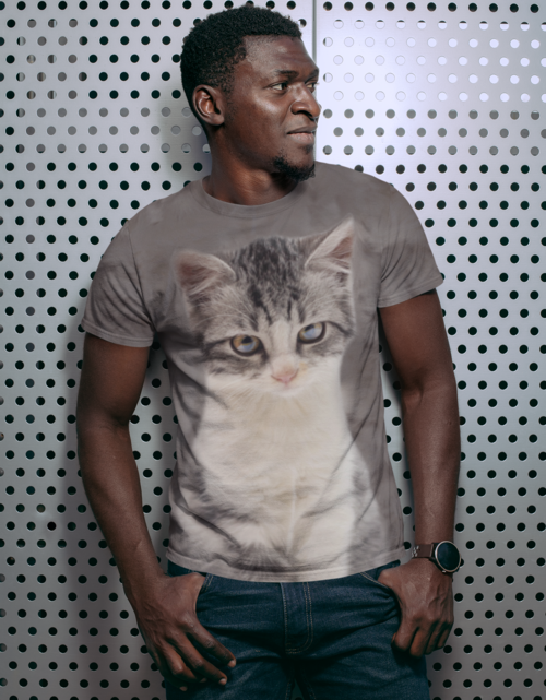 Load image into Gallery viewer, Men's Calico Cat T-shirt
